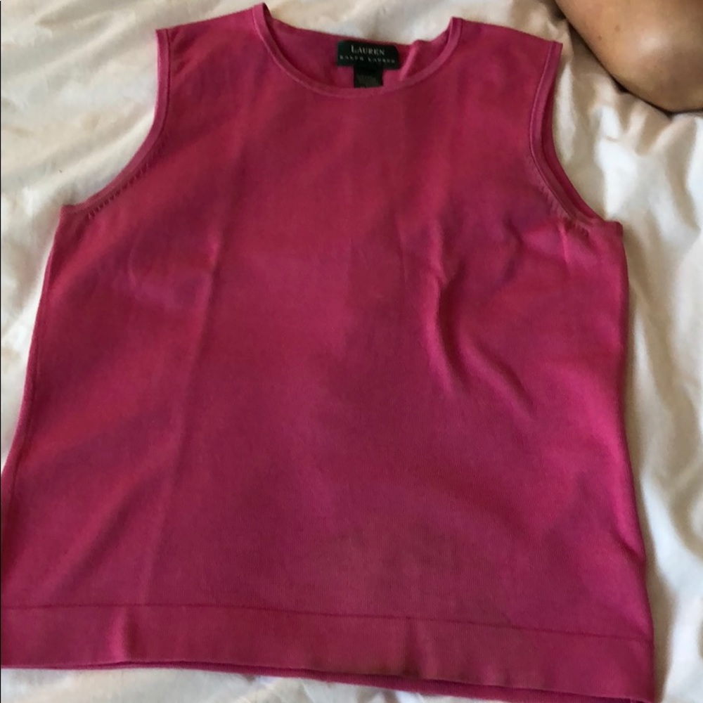 Lauren RL silk shell